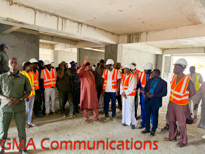 PRESIDENT BARROW VISITS GMA HEAD OFFICE